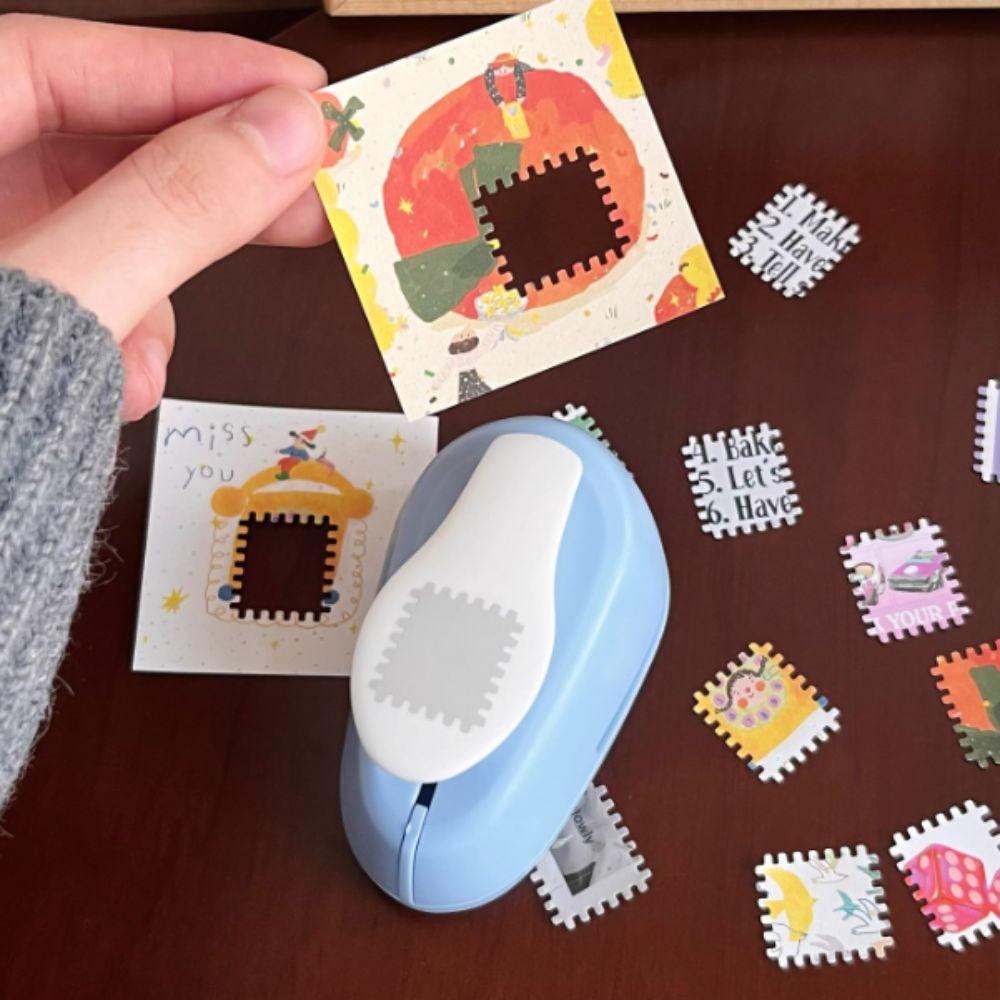 Punches Maker Stamp Border Punch Stamp Shape Toothed Puncher Embosser Embossing Machine  DIY Craft