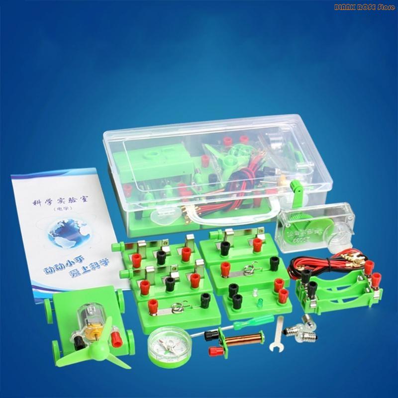 K1AE Physics Electric Circuit Learning Starter Science Lab Basic Electricity Magnetism Experiment Education Kits Present