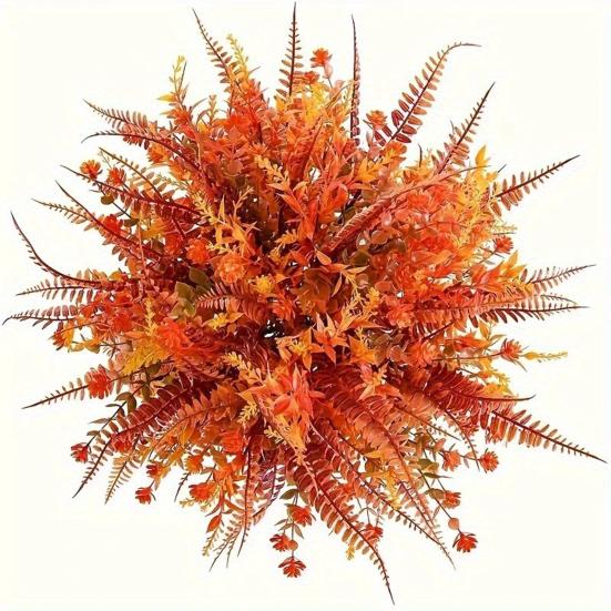 Autumn Artificial Flowers Outdoor Fake Plants UV Resistant Faux Flower In Bulk for Hanging Planters Porch Garden Vase Window Box