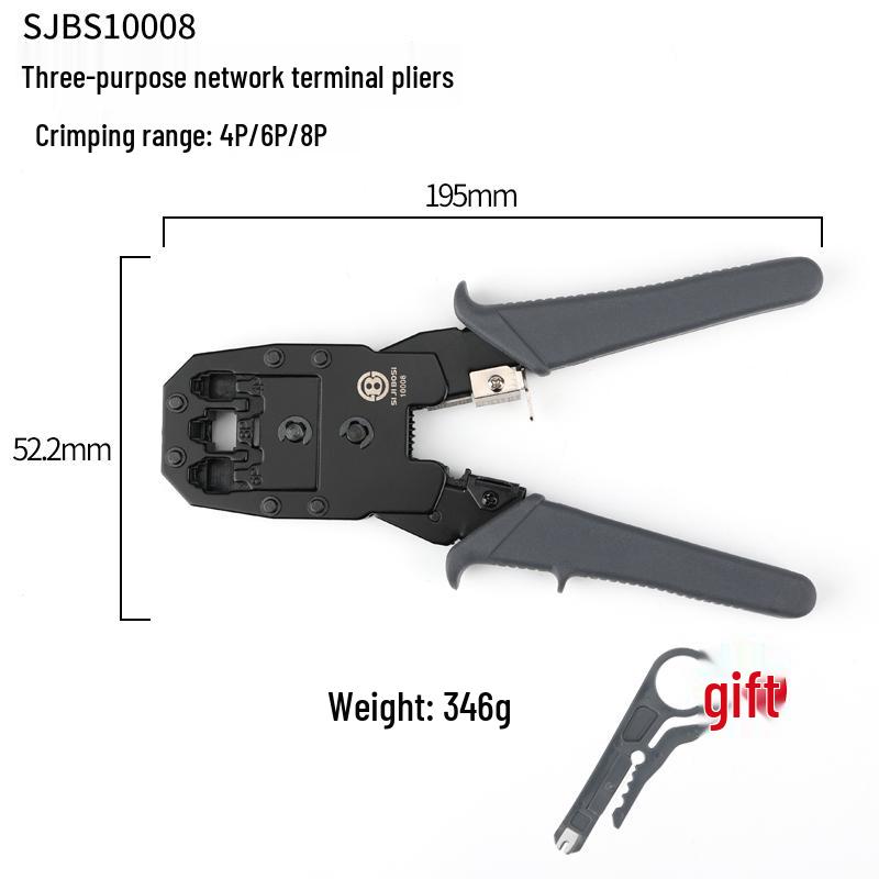 Persian Multi-Functional Network Cable Crimping Pliers for Crystal Heads and Terminals