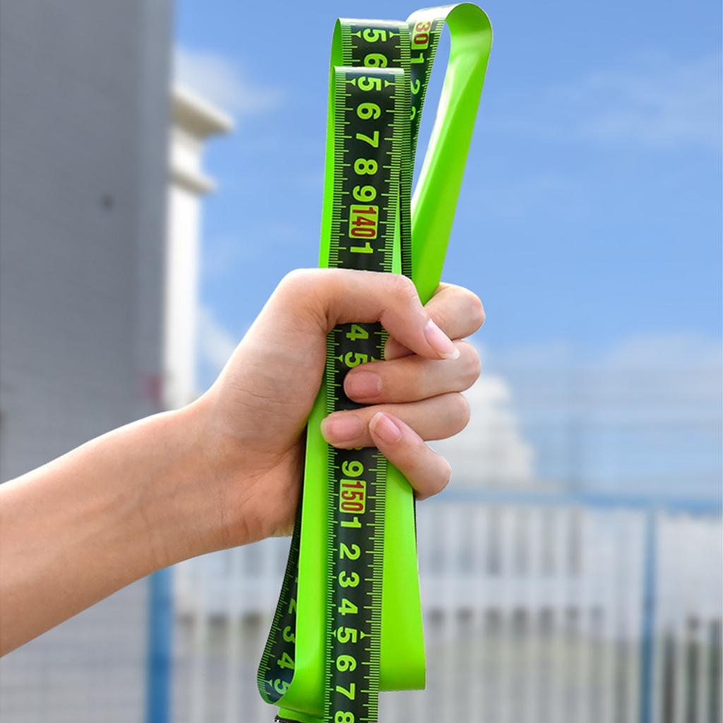 Flexible & Durable ABS Tape Measure with Clear Scale & Fluorescent Coating Reliable Self Locking Tape Measure for Home