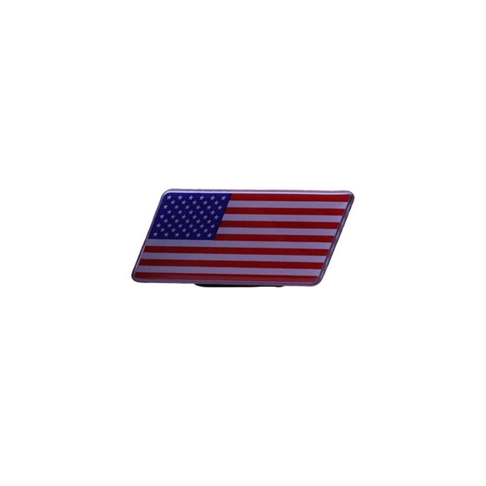 Car German Flag Grille Emblems Badge Front Grill Badge Universal Aluminum Alloy Bumper Sticker for Benz Golf VW Volkswagen AudiKD0