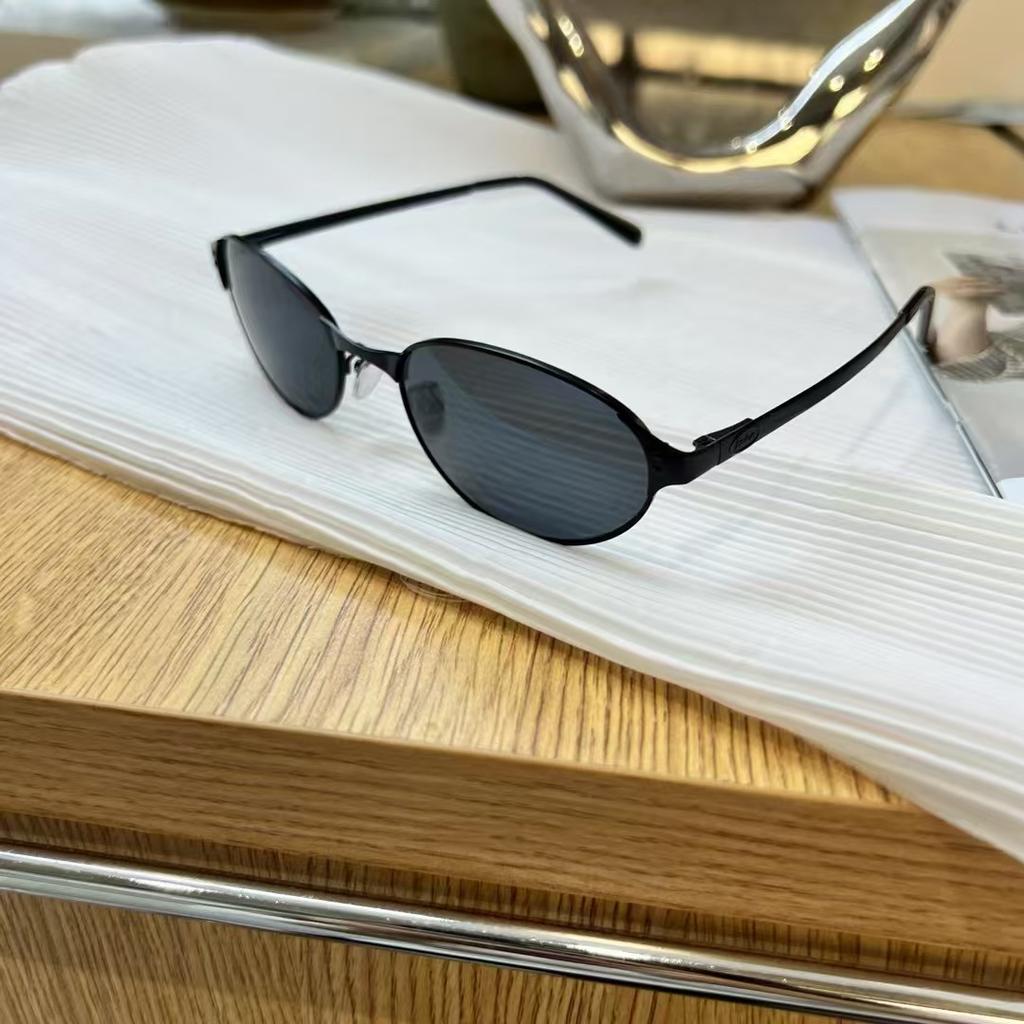 Oval Shape Woman Sunglasses Korean Style Uv400 Protection Sun Glasses Man High Quality Female Sunglass