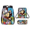 Cartoon Anime Shoulder Bag Pencil Case School Backpack For Children