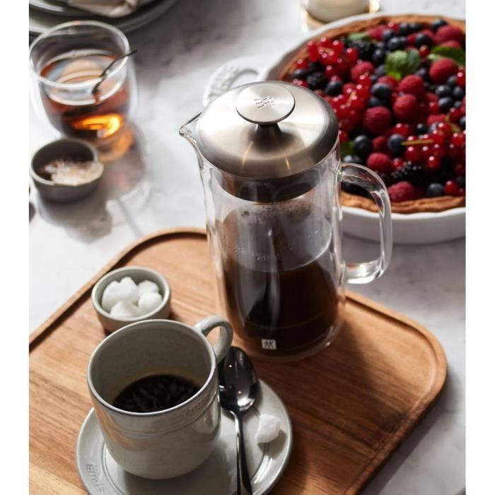 French Press Coffee Maker - ZWILLING - Sorrento - Borosilicate Glass - Stainless Steel - 750 Ml