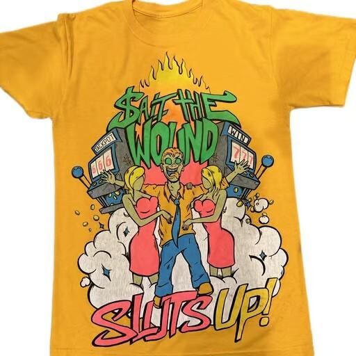 Rare Vintage Salt The Wound T-shirt Classic Unisex Tee ZL518 Unisex T-Shirt S