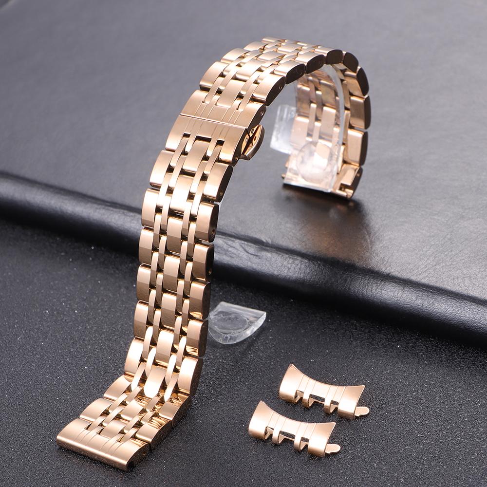 12/14/16/18/19/20/21/22/24mm Metal Strap for Tissot for Citizen for Longines Watch Stainless Steel Band for Amazfit Wristband