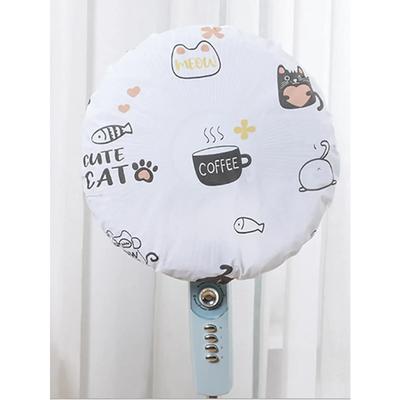 1pc-Fan Protective Cover Dust Cover, Waterproof Fan Cover Household Universal Round Floor-standing  Electric Fan Cover-random