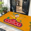 Cartoon C-Caillou Floor Mat Soft Flannel Entrance Door Mat Non Slip Absorbent Bathroom Bedroom Floor Rug
