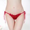 Sexy Embroidered Women's Thong Sheer Mesh Gauze Thin Strap Temptation Traceless Panties Female Pants Thongs Women Sexy