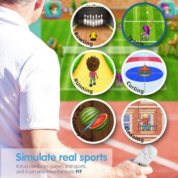 Y2 Fit 4K Console di gioco Stick Retro Console somatosensoriale integrata Giochi NES Console per videogiochi wireless 2.4G scaricabile