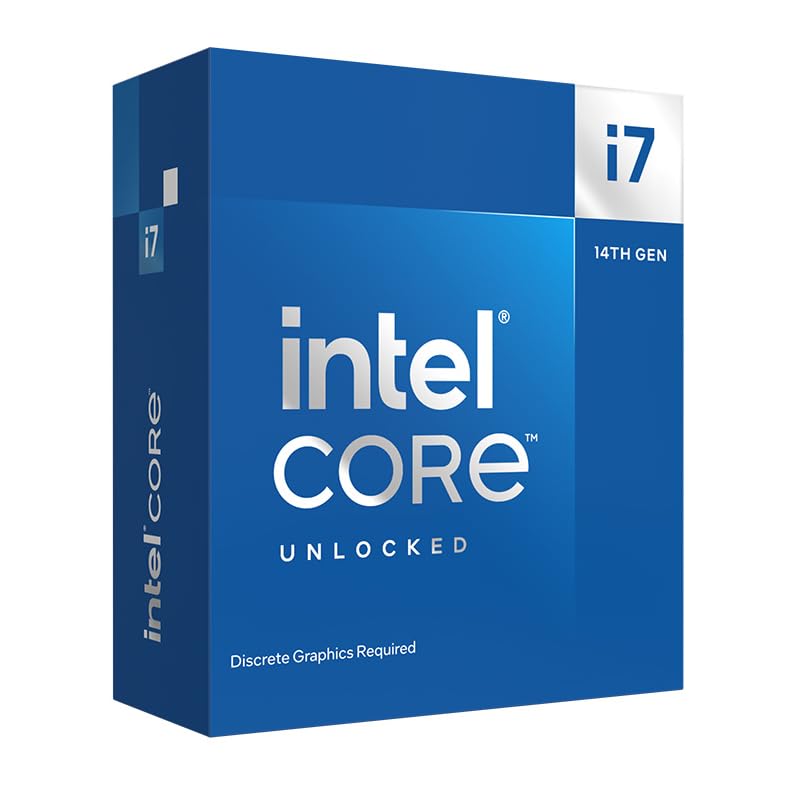 

Intel CPU Corei7 14700KF 14th generation 20 cores year distributor authorized distributor (8P+12E) 5.6GHz [1 warranty/domestic product] срібний