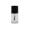 10ml Transparent Round Glass Nail Polish Bottle with Brush