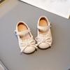 Baby girl Xiaoxiangfeng small leather shoes 2025 spring new toddler shoes medium and small children's soft-soled single shoes children's princess shoe