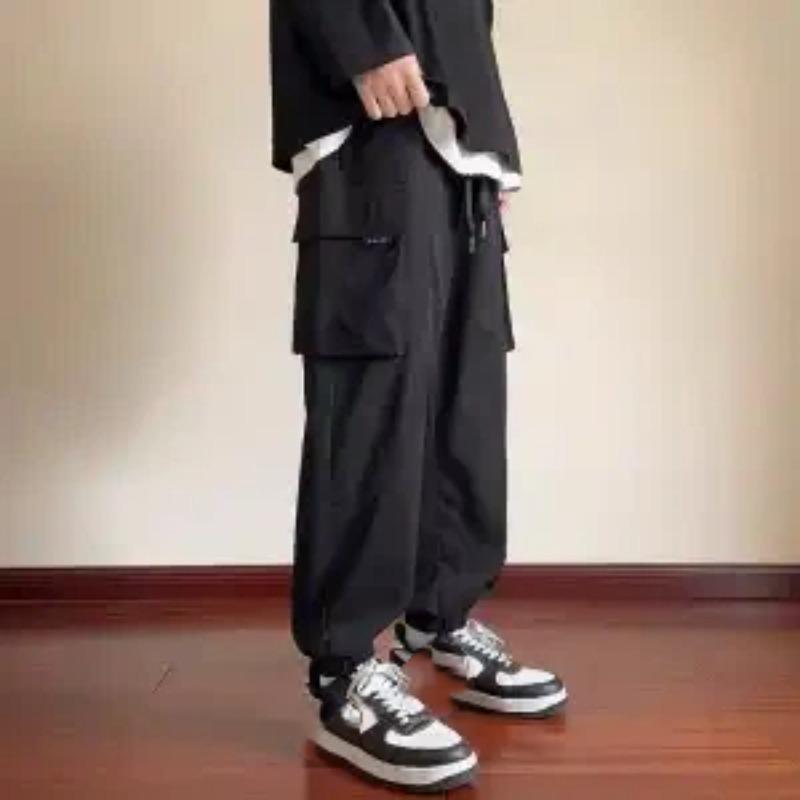New Fashion Brand Style Handsome Casual Loose Versatile Teen Sports Work Trousers