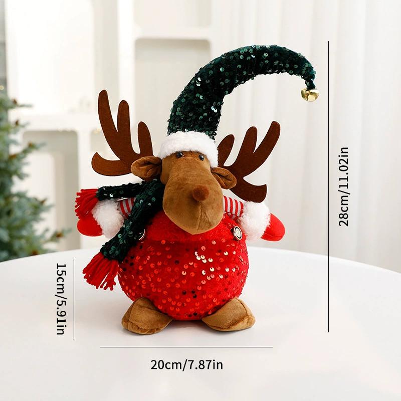 

Christmassanta Snowman Reindeer Plush Figures For Holiday Decor And Gift Giving Deer
