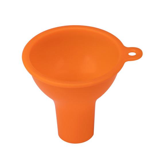 Entonnoir en Silicone pour Cuisine, Large Ouverture Petit Bec pour Huile Poudre de Lait Grains, Entonnoir Pliable de Qualité Alimentaire pour Liquides Marchandises Sèches