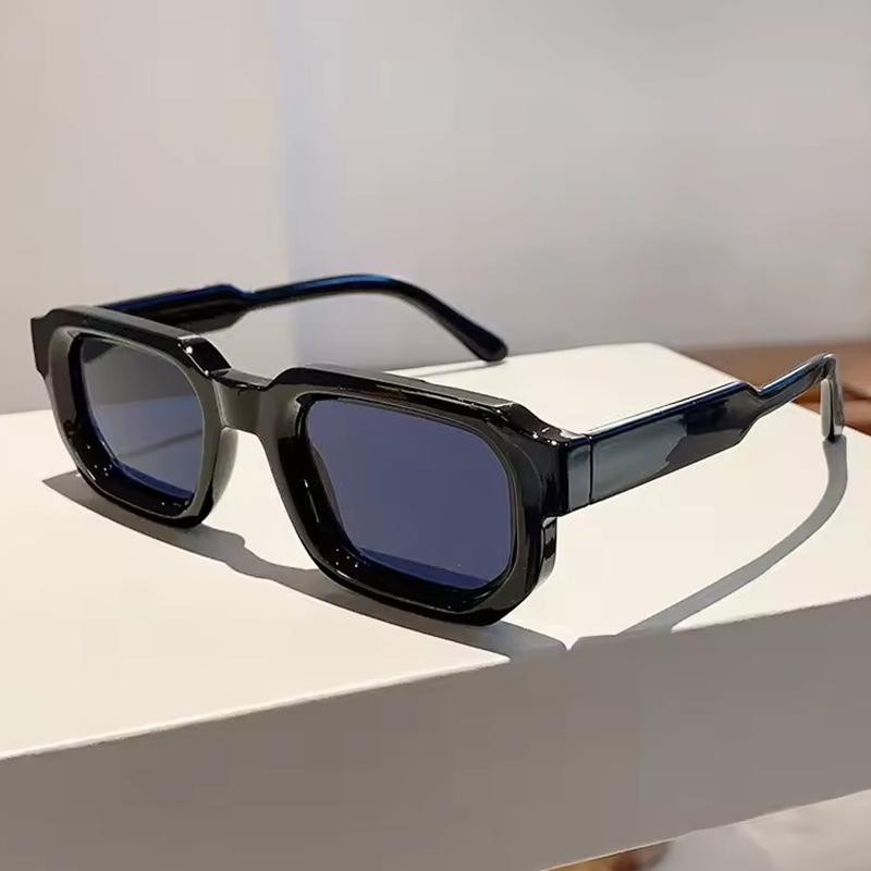 Gafas de Sol Punk de Moda para Hombre con Montura Rectangular No Polarizadas para Conducir