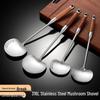 Zhi Shi 316 Stainless Steel Rosewood Mushroom Spatula