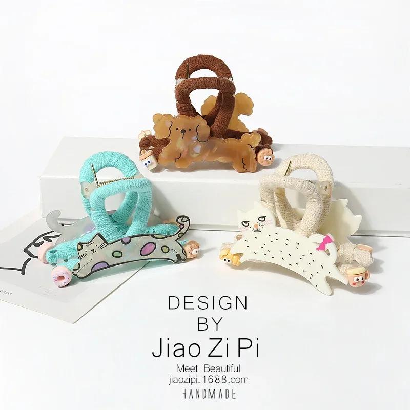 Sevimli Yavru Kedi & Köpekbalığı Saç Tokası: Basit Şekillendirme için Küçük, Çok Yönlü Tasarım