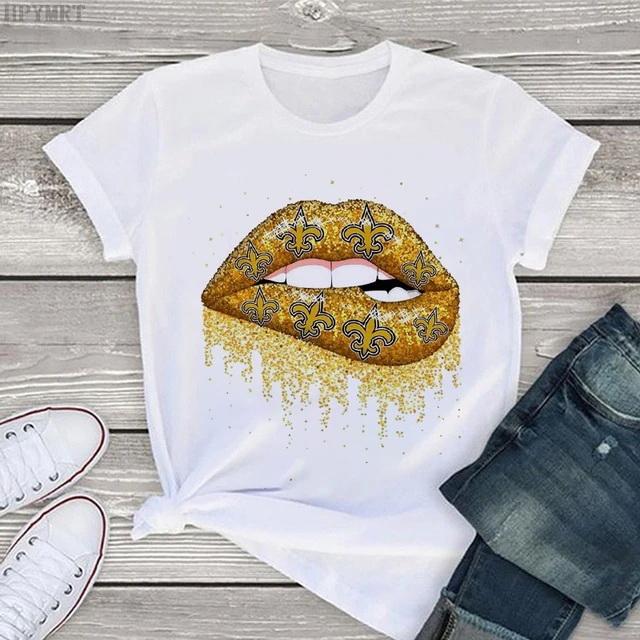 Shut Up Lips Harajuku Funny Printed Women T Shirt Girl O Neck Aesthetics Print Casual Short