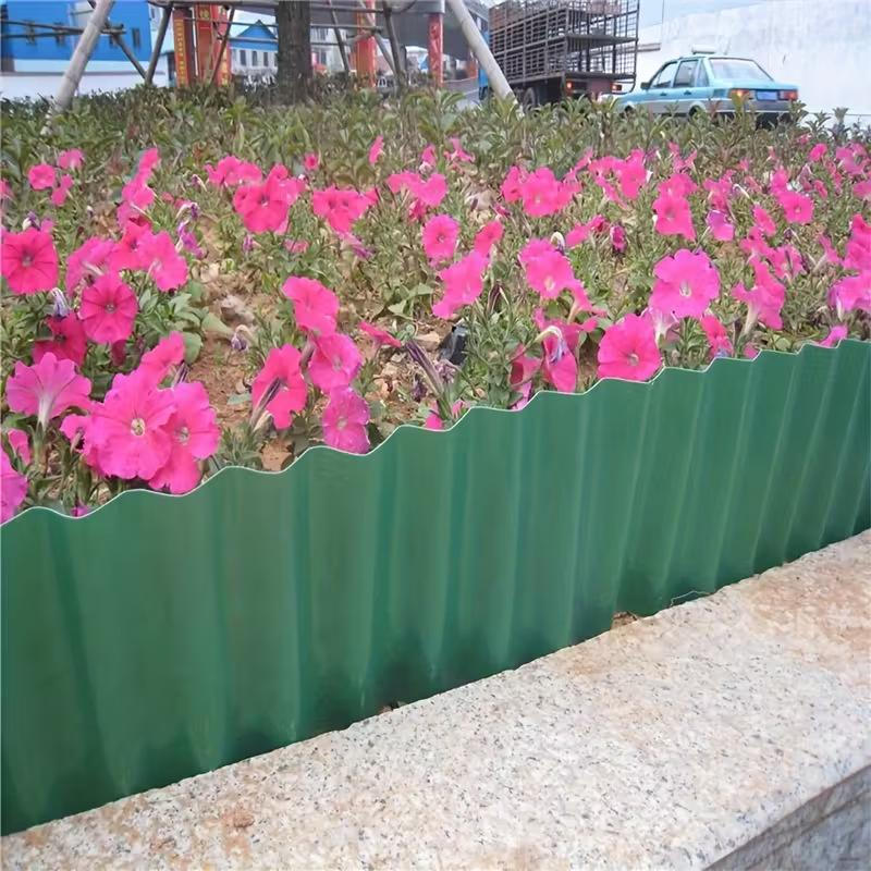 Corrugated Garden Flexible Landscape Lawn Border Decorative Long Strips PP Material for Raised