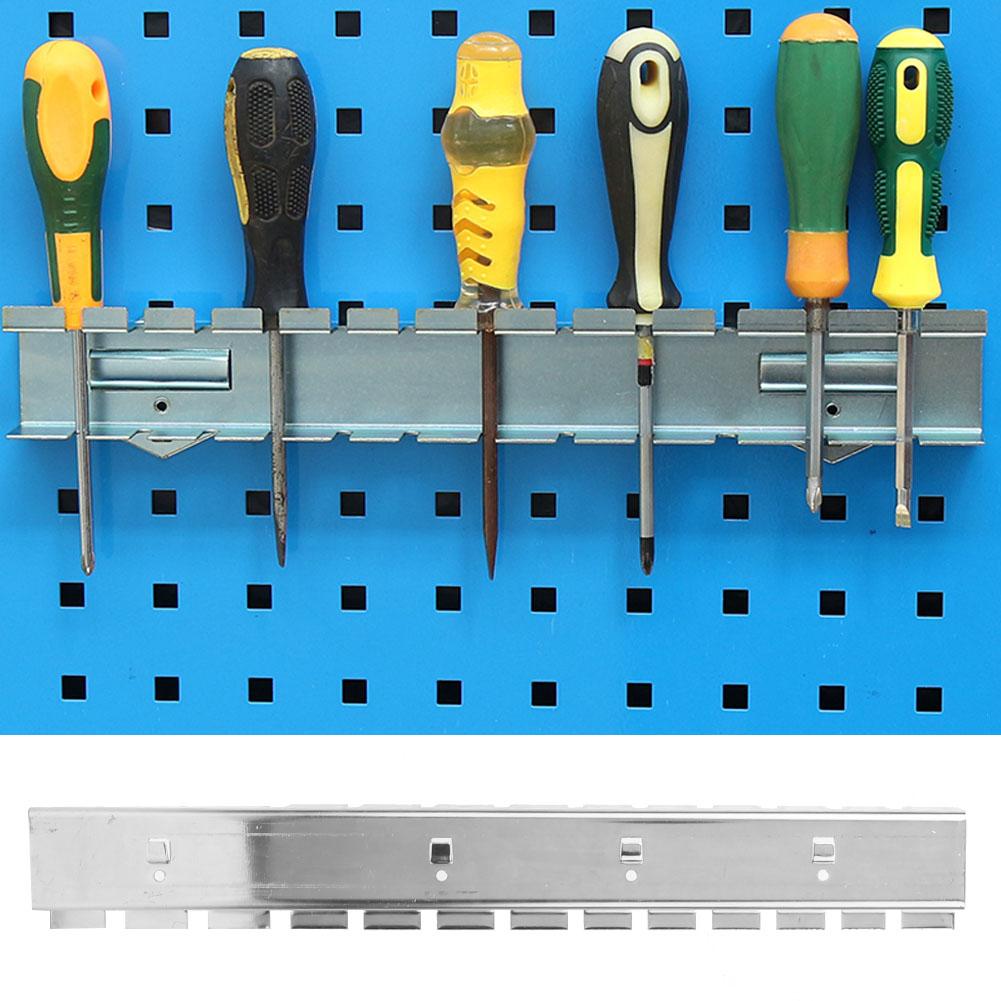 Wall Mounted Screwdriver Storage Rack Hook Garage Workshop Hardware Tool Organizer