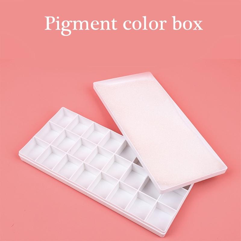 Aquarellfarben Palette Box 24 Vertiefungen 36 Vertiefungen Reisefarbkasten Farbmischpalette mit auslaufsicherem Deckel für Künstler Studenten