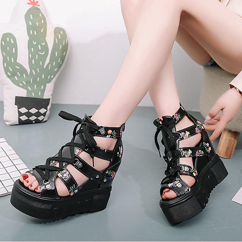 Sandalias de Mujer Tacones Altos Sandalias plataforma Verano Mujer Deporte  cuñas zapatos para comprar a buen precio — entrega gratuita, reseñas reales  con fotos — Joom