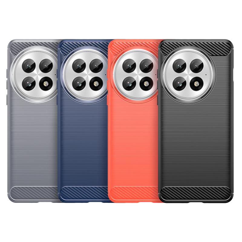 For Cover OnePlus 13 Case For Oneplus 13 Capas Shockproof Phone Bumper Back Carbon Fiber Soft TPU Fundas OnePlus 13 Oneplus13