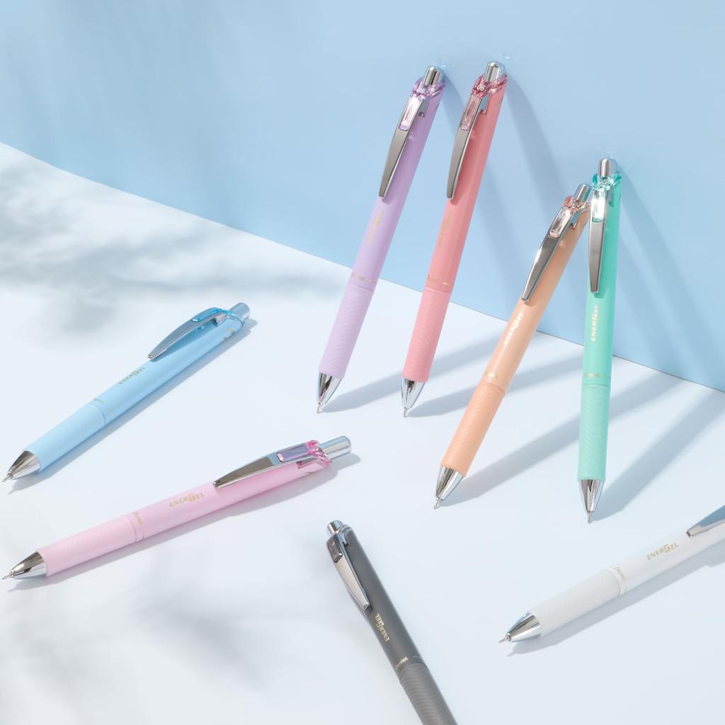 Pentel EnerGel Kohare Gel Ink Ballpoint Pen Limited Edition Set 0.5mm 7-Color BLN75KH-7STH