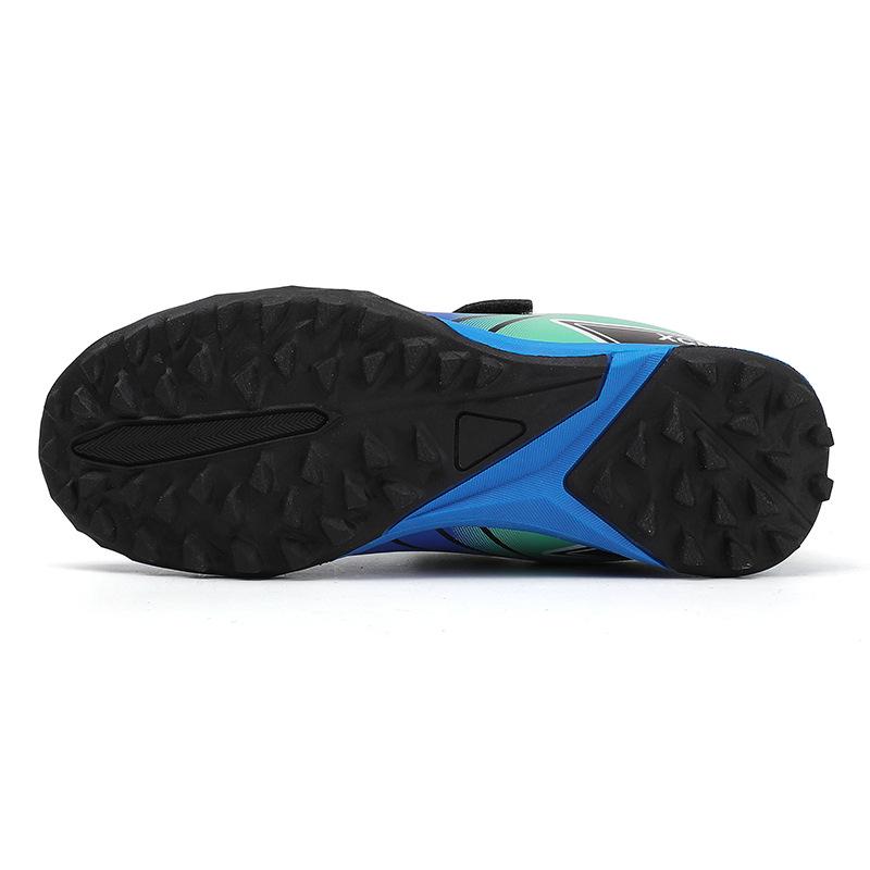 New Children's Velcro Football Training Shoes - No-Tie AGTF Sports Shoes for Students