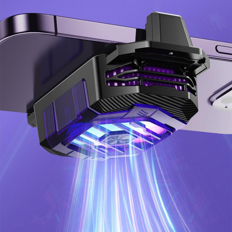 Raffreddatore Magnetico per Cellulare, Ventola di Raffreddamento per Telefono RGB Ventola di Raffreddamento per Telefono Cellulare Leggera e Portatile, Raffreddatore per Telefono con Regolazione Raffreddatore Magnetico per Cellulare, Ventola di Raffreddamento per Telefono RGB Ventola di Raffreddamento per Telefono Cellulare Leggera e Portatile, Raffreddatore per Telefono con Regolazione