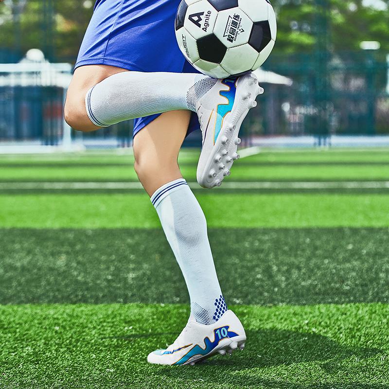 2025 Children Soccer Shoes Professional Training TF/AG Boots Men Soccer Cleats Sneakers Kids Turf Futsal Football Shoes for Boys