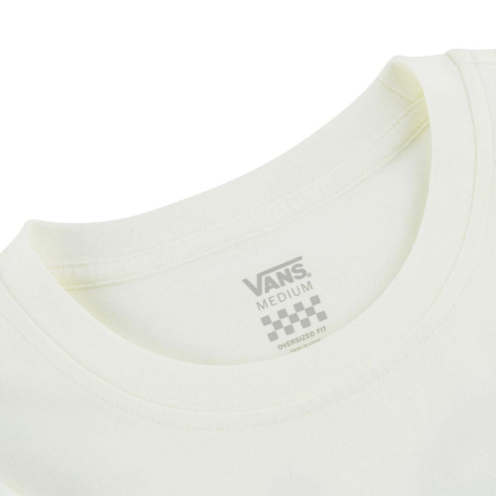 Vans Simple Round Neck Pullover Short Sleeve T-Shirt Women tops Off-White VN000NNPFS8