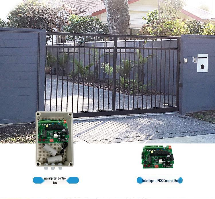 Small Automatic Double Swing Gate Opener for Villa Courtyard