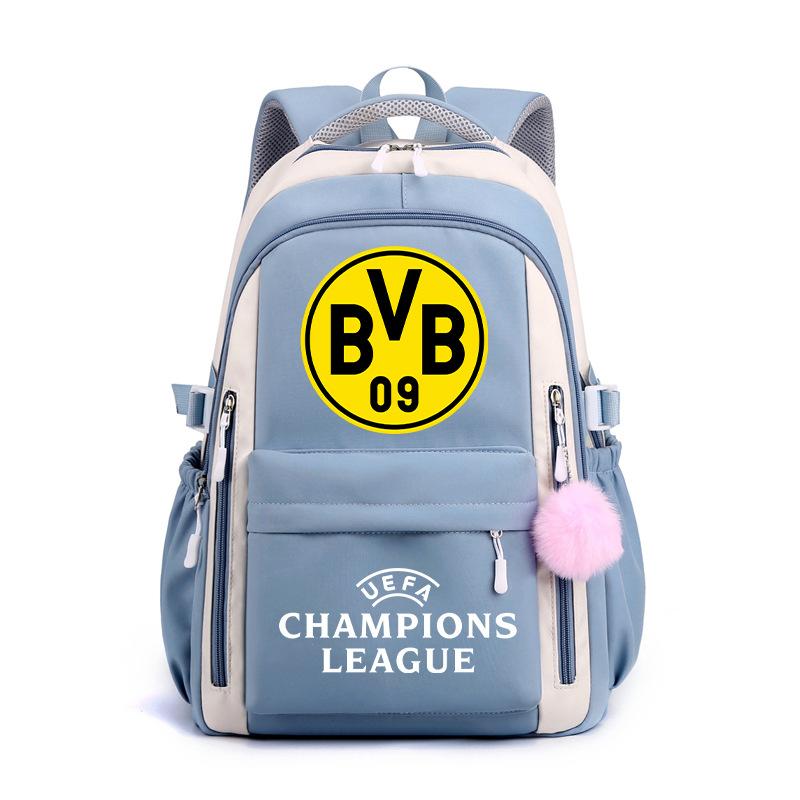 3 Piece School Backpack Set for Students Large Capacity Oxford Cloth Schoolbag with Shoulder Strap and Pencil Case