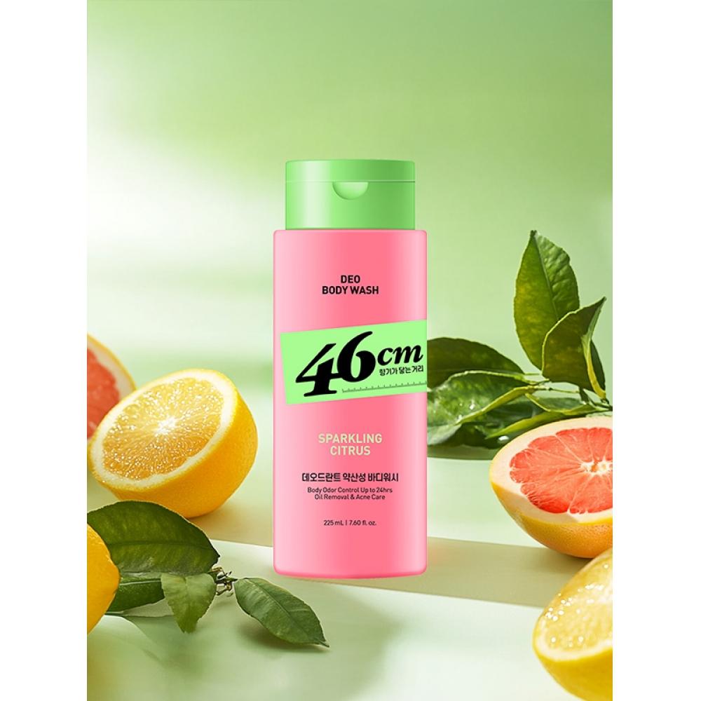 Daiso 46cm Body Odor Solution deOdorant Body Wash Sparkling Citrus Fragrance 225 Ml