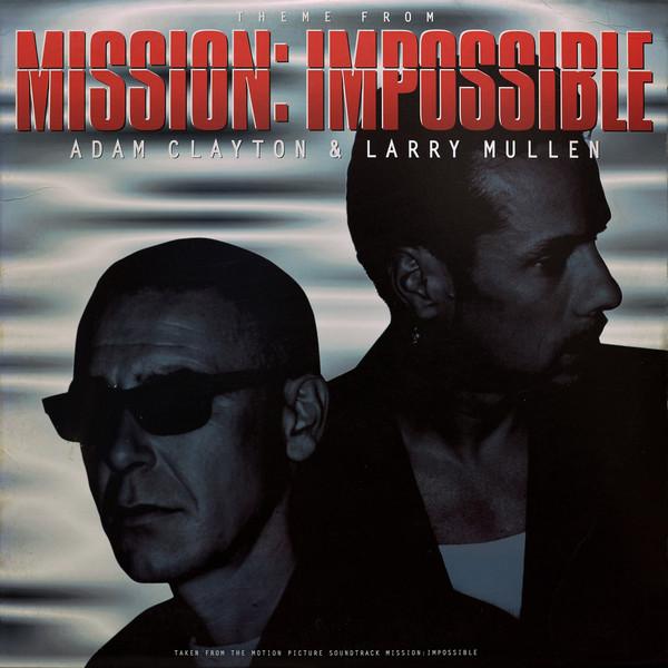 12inch Record ADAM CLAYTON & LARRY MULLEN - Theme From Mission: Impossible 12MUM75 Mother Records, 1996 US Dance & Electronica Used