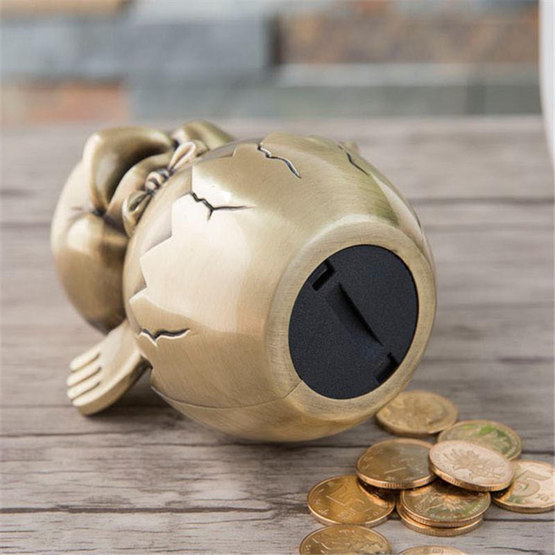 Metal Piggy Bank Creative Metal Crafts Cute Shell Chicken Piggy Bank High-End Children Birthday Money Banks
