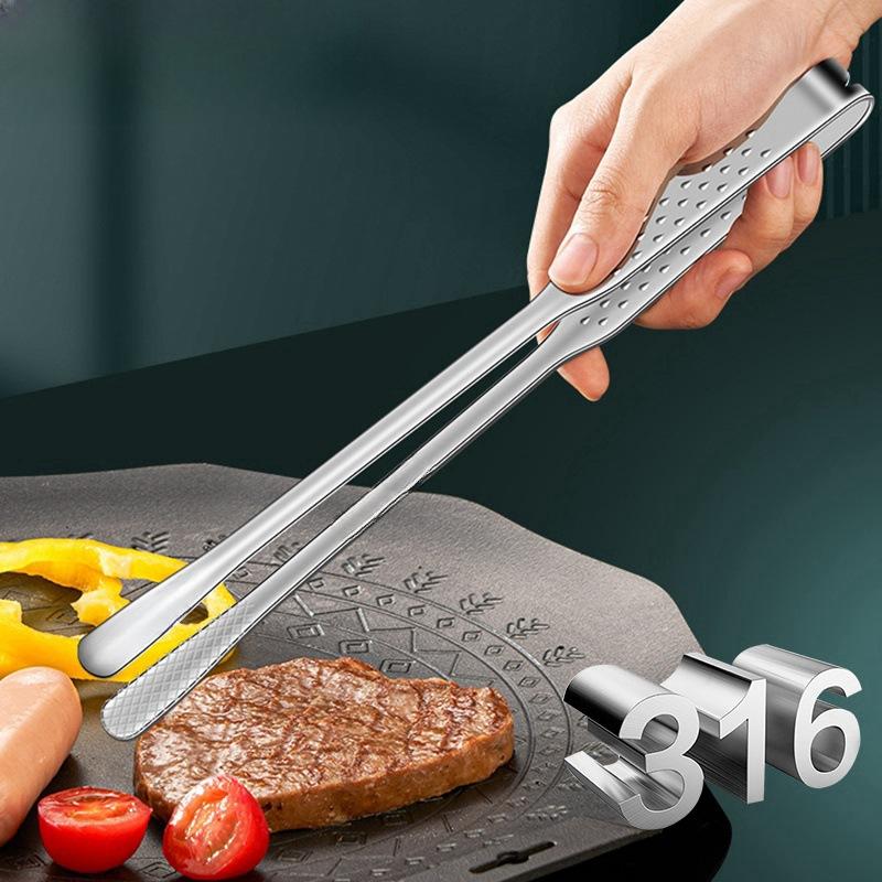 1PC Barbecue Clip Stainless Steel Korean BBQ Kitchen Food Bag Cooking Steak Buffet Small Clip Kitchen Tools Outdoor Barbecue