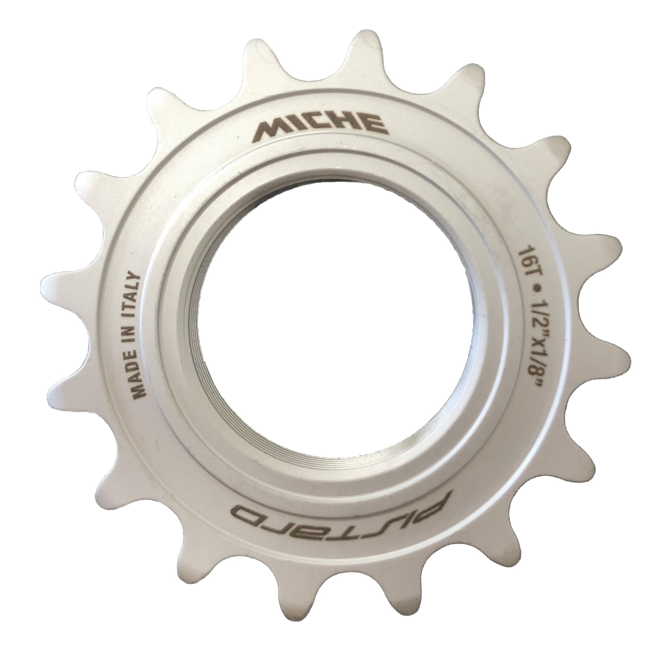 MICHE Pistard Fixed No Lock Ring Gear, 16T, 1/8 Thread, (1 Piece)