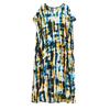 DIMANAF New 2025 Women Summer Plus Size Dress Loose Beach Printing Basic Casual Long Dress Oversized