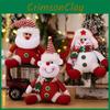 Plush Claus Santa Doll Pendant Christmas Tree Decoration For Celebration Festive