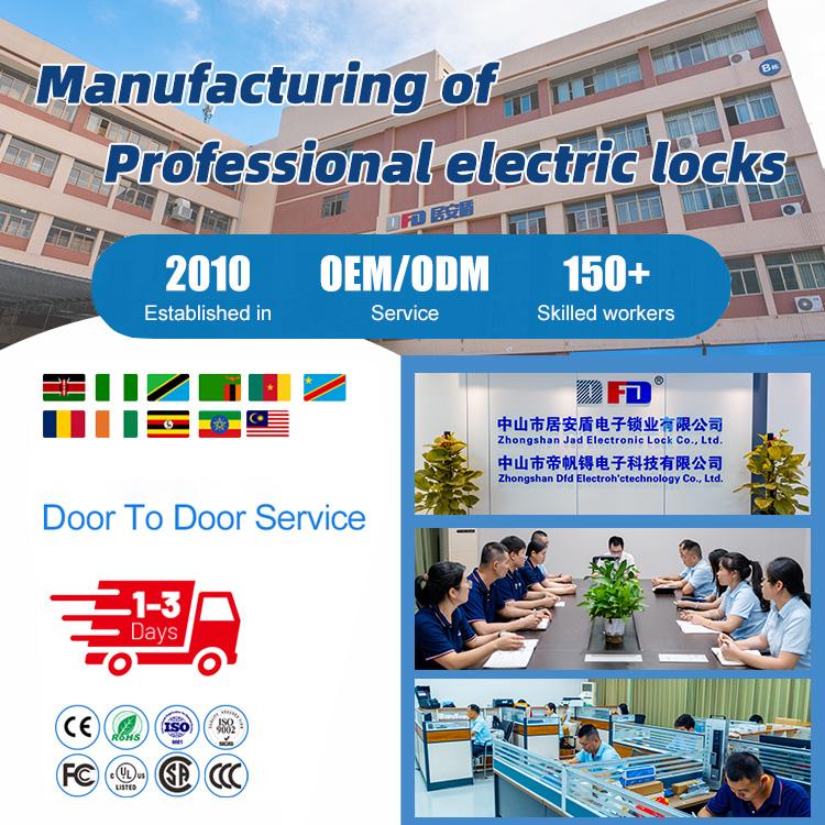 DC12V Durable Key Operated Electric Strike Fail-Safe/Fail-Secure for Metal/Stainless Steel Framed Doors