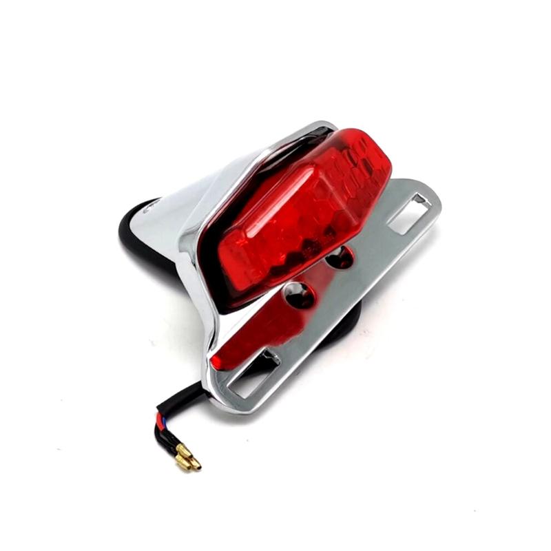 Motorcycle LED License Plate Bolt Lights Rear Brake Light 12V License Plate Lamp Professional Tail Light