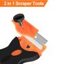 Metal/Plastic Razor Blade Scraper Edge Removal Tool Cleaning Automotive Film Sticker Scraper   Remover Adhesive Tool Ergonomical