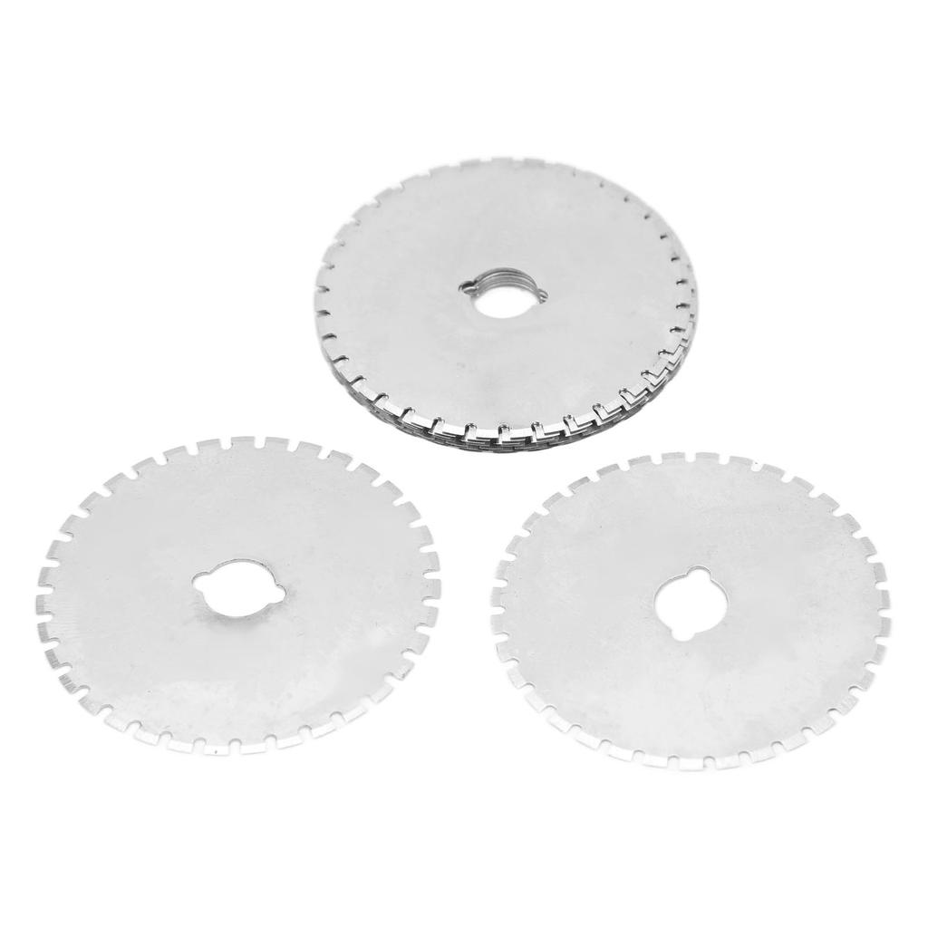 10PCS Rotary Cutter Blades Stainless Steel Sharp Rotary Cutter Replacement for Sewing Fabric Leather Quilting Cutter