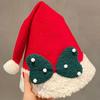 Santa Claus Christmas Hat Merry Christmas Decoration Elk Deer Cap Gift Red Plush Hat  Warm
