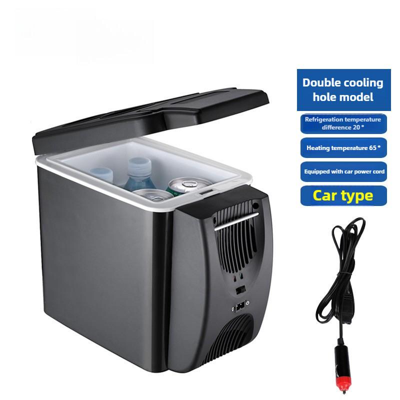 6L/8L Large Capacity Car Refrigerator Small Car & Home Dual Purpose Freezer Portable Mini Fridge
